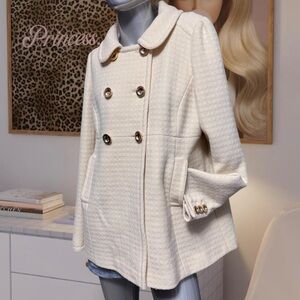 Juicy Couture Vintage Y2K Early 2000s Trench Pea Coat